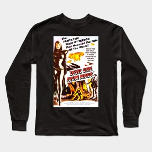 Classic Science Fiction Movie Poster - Devil Girl from Mars Long Sleeve T-Shirt